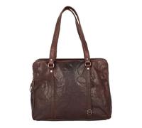 SPIKES & SPARROW Sac à épaule brun foncé en cuir pour homme Kansas Shoulderbag Dark Brown 264790