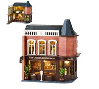 Spilay Kit de meubles miniatures en bois fait à la main avec LED, échelle 1:24, cadeau pour ami adulte