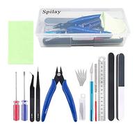 Spilay Lot de 16 outils de bricolage pour maison de poupée, modélisation miniature faite à la main