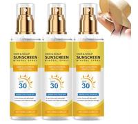Spill De Crème Solaire Du Cuir Chevelu,Brume De Protection Solaire Cheveux,SPF 30 Bouclier UV,Non Grasse,Compacte Et Prêt Pour Le Voyage,Brume Solaire 100 Ml, Scalp SPF,Idéal Pour Les Sports (3)