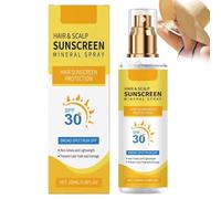 Spill De Crème Solaire Du Cuir Chevelu,Brume De Protection Solaire Cheveux,SPF 30 Bouclier UV,Non Grasse,Compacte Et Prêt Pour Le Voyage,Brume Solaire 100 Ml, Scalp SPF,Idéal Pour Les Sports (1)