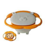 Spill Resistant Gyro Bowl - Gyro Bowl for Kids - Innovative Rotating Anti-Spill Bowl for Kids, 360 Degrees Gyroscopic Design Prevents Messes, Ideal for Feeding Children and
