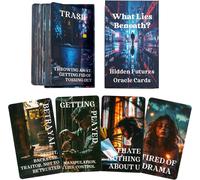 Spill The Beans Oracle Cards,Relationships Oracle Cards,Life Oracle Deck,Oracle Cards Deck Pour Débutant,Révélant Des Secrets,Comme La Triche,La Trahison,Les Haineux