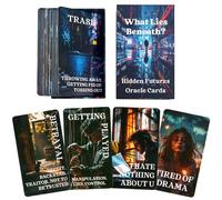 Spill The Beans Oracle Cards, Relationships Oracle Cards, Life Oracle Deck, Oracle Cards Deck pour débutant, révélant des secrets, comme la triche, la trahison, les haineux