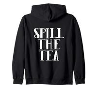 Spill The Tea Mignon écolière Drame Sarcastique Gossip Tea Sweat à Capuche