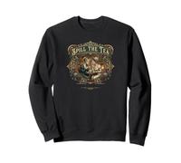 Spill The Tea Vintage Gossip Graphique Vintage pour Femme Sweatshirt