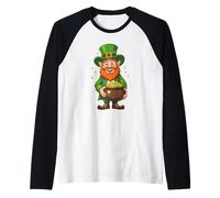 Spilling Smiles Lucky Little Leprechaun Manche Raglan