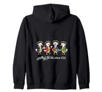 Spilling The Tea Since 1773 Duck Goose Hommes Femmes Sweat à Capuche
