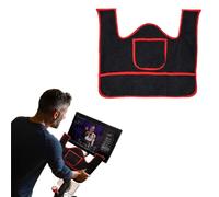 Spin Bike - Housse de guidon super absorbante, tissu éponge, design de poche, tapis de gym doux à séchage rapide | Accessoire de vélo pour exercice, entraînement, fitness