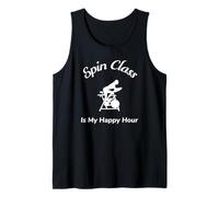 Spin Class is My Happy Hour Cool Spin Class Cycling Débardeur
