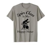 Spin Class is My Happy Hour Cool Spin Class Cycling T-Shirt