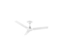 Spin Doctor ventilateur de plafond 122 cm 55 W 3 pales inox - blanc