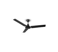 Spin Doctor ventilateur de plafond 122 cm 55 W 3 pales inox - noir