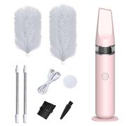 Spin Duster - Plumeau Rotatif réglable à 360° | Brosse dépoussiéreuse électrique motorisée avec Batterie 1200 mA | Accessoires de Nettoyage pour la Maison et Le Bureau pour Un dépoussiérage Efficace