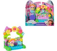 Gabby et la Maison Magique Le Film - Gabby Dollhouse - Balcon Jardin Enchanté De Fée Minette - 1 Figurine Et 5 Accessoires - Dessin Animé Jouet Maison De Poupée - Jouet Enfant 3 Ans Et +