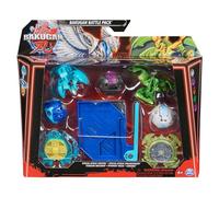 Spin Master Bakugan Blue Base Battle Pack Action Figure Set, Special Attack Ventri, Special Attack Dragonoid, Titanium Bruiser, Titanium Trox, Smoke, 6066988