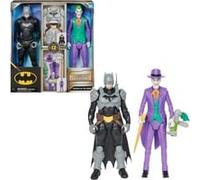 DC Comics DC Batman - Figurine Articulée Batman VS Le Joker 30 Cm - Figurines + Accessoires - Créez Vos Aventures Et Combats - Super Héros Et Super Vilain - Jouet À Collectionner - Jouet Enfant 4 Ans Et +