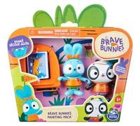 Spin Master Brave Bunnies - Peindre avec Boo Lapin et Panda, Figurine