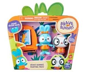 Spin Master Brave Bunnies - Peindre avec Boo Lapin et Panda, Figurine