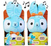 Spin Master Brave Bunnies Peluche Interactive avec Musique et Effets sonores, env. 35-38 cm, Jouet pour Enfants à partir de 3 Ans, sélection aléatoire, Vendu à l'unité (Non Inclus dans Le kit)