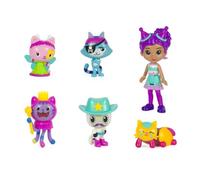 Gabby's Dollhouse Gabby et la Maison Magique - Gabby Dollhouse - Coffret Cadeau 5 Figurines - Petits Chatons - 5 Figurines Et 1 Accessoire - Dessin Animé Jouet Maison De Poupée - Jouet Enfant 3 Ans Et +