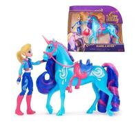 Unicorn Academy - L'Ecole des Licornes - Licorne River + Poupée Isabel - Licorne, Poupée Et Accessoires À Collectionner - Jouets Inspirés De La Série L'Ecole des Licornes - Jouet Enfant 4 Ans et +