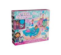 Gabby's Dollhouse Gabby et la Maison Magique - Gabby Dollhouse - Piscine - 2 Figurines Et Accessoires - Queues de Sirène Qui Changent de Couleur - Dessin Animé Jouet Maison De Poupée - Jouet Enfant 3 Ans Et +
