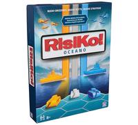 Spin Master Éditrice Jeux, Risiko! Océan, 2 Jeux en Boîte en 1, Jeux de Société et Stratégie pour Famille et Amis, Jeux de Société pour Adultes et Enfants, Expansion de Risiko et Jeu Simple, 8+ Ans
