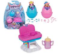 Spin Master – Pack Hatchimals Alive: 2 œufs, 2 figurines, chaise haute, 3 accessoires – Dès 3 ans