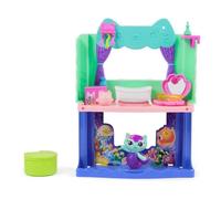 Gabby et la Maison Magique Le Film - Gabby Dollhouse - Salle De Bain Marine - Double Espace De Jeu - 1 Figurine Et 7 Accessoires - Dessin Animé Pièce pour Maison De Poupée - Jouet Enfant 3 Ans Et +