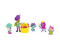 Gabby's Dollhouse Gabby et la Maison Magique - Gabby Dollhouse - Coffret Cadeau 5 Figurines - Petits Chatons - 5 Figurines Et 1 Accessoire - Dessin Animé Jouet Maison De Poupée - Jouet Enfant 3 Ans Et +