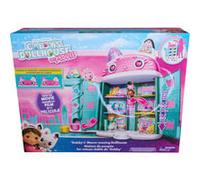 Spin Master Gabby et la Maison Magique Le Film - Gabby Dollhouse - Maison De Poupée Interactive 60 Cm De Haut Avec 1 Figurine Et 15 Accessoires - Dessin Animé Jouet - Jouet Enfant 3 Ans Et +, Jeu de c