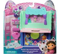 Gabby et la Maison Magique Le Film - Gabby Dollhouse - Salle De Bain Marine - Double Espace De Jeu - 1 Figurine Et 7 Accessoires - Dessin Animé Pièce pour Maison De Poupée - Jouet Enfant 3 Ans Et +