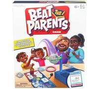 Spin Master Games, Beat The Parents, édition 2025 avec de nouveaux défis et cartes, jeu familial, soirée de jeu en famille, 4 à 8 joueurs, idée cadeau pour enfants de 6 ans et plus