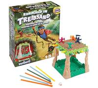 Spin Master Games - Chasse au rubis dans les sables mouvants, le jeu d'aventure avec le sable Kinetic original - pour 2 à 4 chasseurs de trésors habiles à partir de 4 ans
