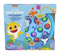 Spin Master Games Fishing Game Baby Shark Gone Jeu de pêche, 4 ans to 8 ans, 6054916, Multicolore