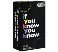 Spin Master Games, If You Know You Know IYKYK Jeu de cartes pour adultes, pour enterrement de vie de jeune fille, université, anniversaire, pour adultes et adolescents à partir de 18 ans