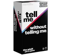 Spin Master Games, Jeu de fête Viral pour Adulte « Tell Me Without Telling Me » pour Enterrement de Vie de Jeune Fille, université, Anniversaire, Cadeau pour Enfants de 18 Ans et Plus
