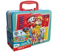 SPINMASTER Pat' Patrouille - Grande Valisette Métal 2 Puzzles Lenticulaires 48 pièces - Double visuel, valisette incluse - Dès 3 ans