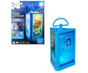 Spin Master Games - Lanterne Puzzle Calm avec 3 Pages de Puzzle Lumineuses, 72 Pièces, Motifs Assortis aux Histoires pour Enfants de l'application Calm, Arrêt Automatique, dès 4 Ans
