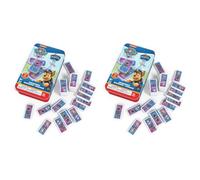 Spin Master Games - Pat Patrouille - Boîte Métal Dominos - Jeu De Société (Lot de 2)