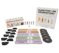 Spin Master Games - Questions De Générations - Jeu De Société pour Toutes Les Générations - Jeu Plateau pour La Famille avec 2000 Questions Et 100 Défis Amusants - Jouet Enfant 8 Ans Et +