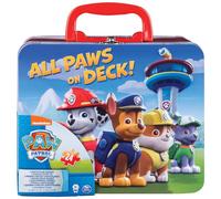 2 puzzles lenticulaires 24 pièces Pat' Patrouille Grande Valisette métal Cardinal G