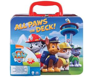 SPIN MASTER GAMES - VALISETTE Metal 2 Puzzles LENTICULAIRES Pat' Patrouille - Paw Patrol - Valisette 2 Puzzles à Construire avec Effet Lenticulaire - 6033095 - Jouet Enfant 3 Ans et +