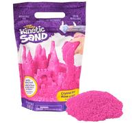Kinetic Sand , Sachet de 907 g de sable scintillant Rose cristal entièrement naturel à écraser, mélanger et sculpter