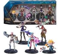 League of Legends - Coffret 5 Figurines 10 CM - Coffret des Deux Cités 5 Figurines Articulées 10 cm A Collectionner - avec Détails Qualité Et Accessoires - 6062218 - Jouet Enfant 12 Ans et +