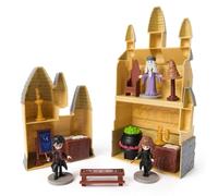 Spin Master MINI HOGWARTS Playset avec 3 personnages HARRY HERMIONE SILENTE | Poupées de 7 cm | 15 accessoires | Jouets pour enfants à partir de 3 ans