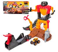 Monster Jam Smash & Bash SmashBot Ensemble de Jeu avec Lanceur, Camion Monstre E