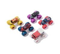 Monster Jam - 5 Véhicules Die-Cast 1:64 Marvel - 5 Véhicules Authentiques Monster Trucks Officiels À Collectionner Echelle 1:64 - Jouet Enfant 3 Ans et +