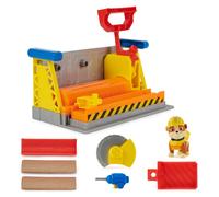 Spin Master Pat' Patrouille Equipo Rubble Playset Taller Construcción 6067082 - Atelier de Construction avec Arena de Juego Cinétique - Jouet dès 3 ans